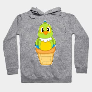 Parrot Ice cream cone Hoodie